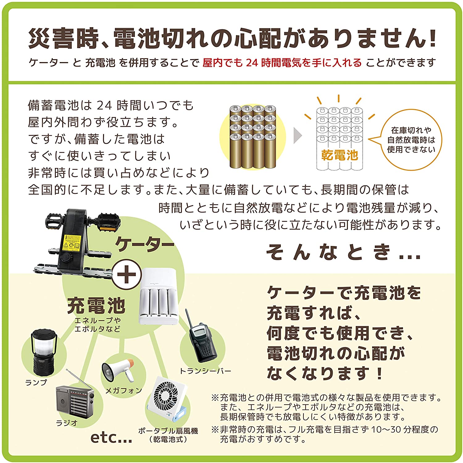 ケータ パワーボックス」ペダル式人力発電機 - その他